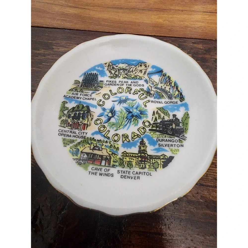 Vintage Miniature Plates and Cup‎ from Colorado
